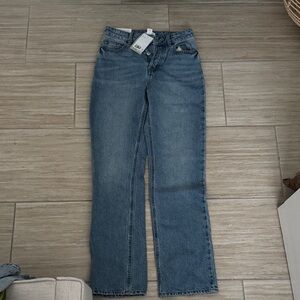 H&M Classic Denim Straight Leg Jeans